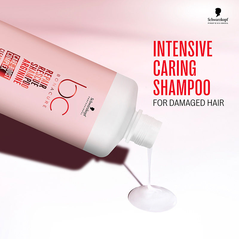 Schwarzkopf Professional Bonacure Repair Rescue Shampoo, 1000ml Buy at Indicrest Image 4