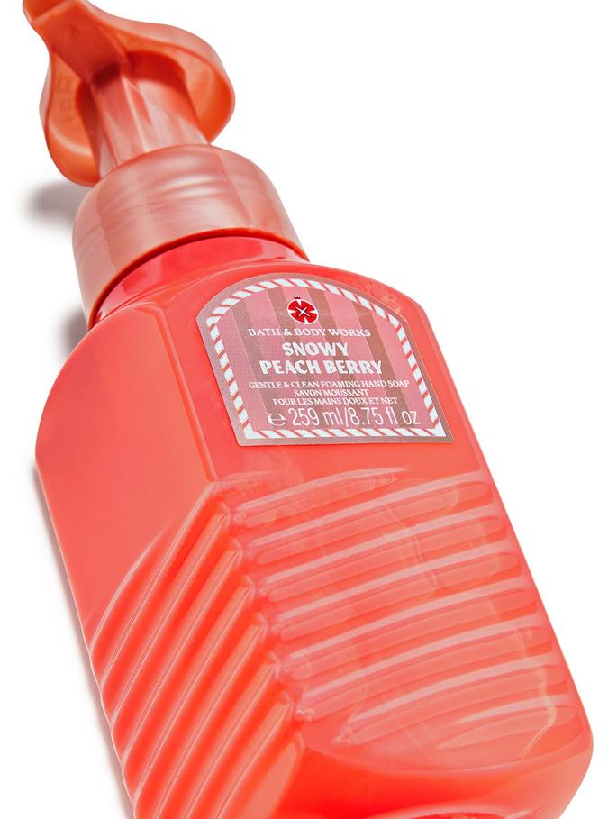 Bath & Body Works Snowy Peach Berry Gentle & Clean Foaming Hand Soap, 259 ml / 8.75 Fl oz Buy at Indicrest Image 2