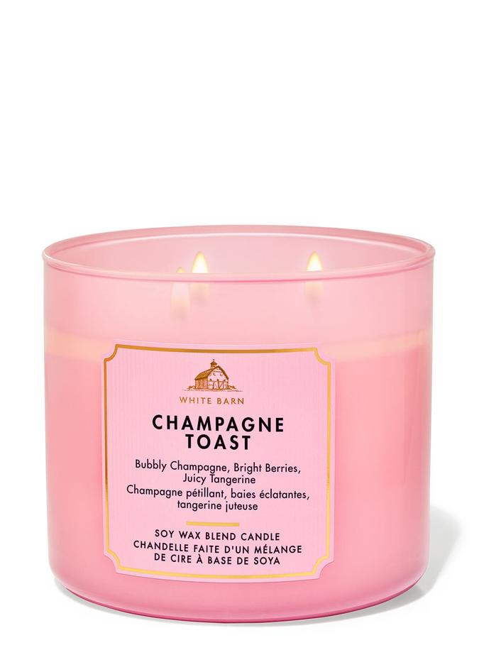 Bath & Body Works Champagne Toast 3-Wick Candle, 227 g / 8 oz Buy at Indicrest Image 2