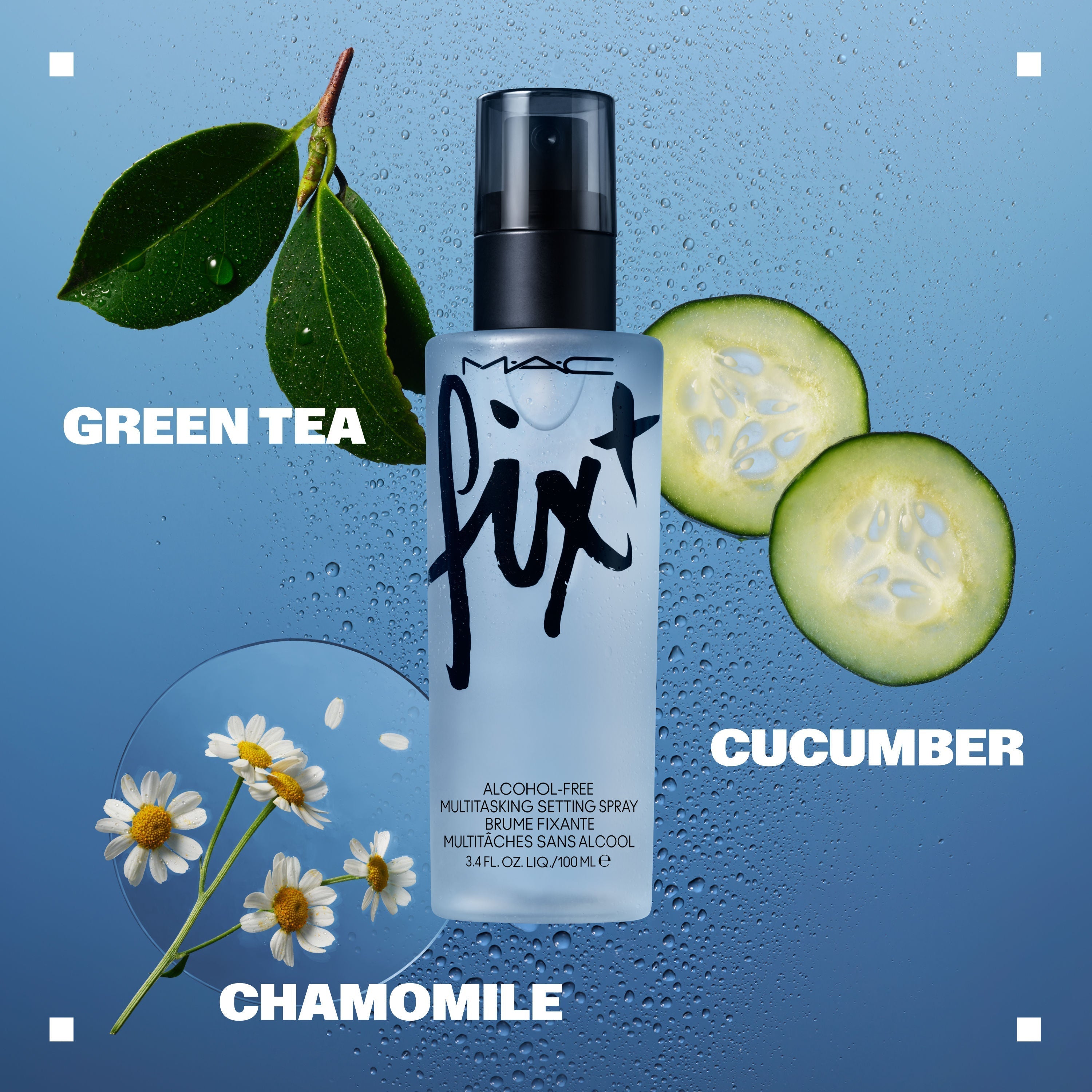 M.A.C Mini Prep + Prime Fix+ (Alcohol Free) Setting Spray - Origil (Makeup Fixer) With Green Tea, 30ml Buy at Indicrest Image 4