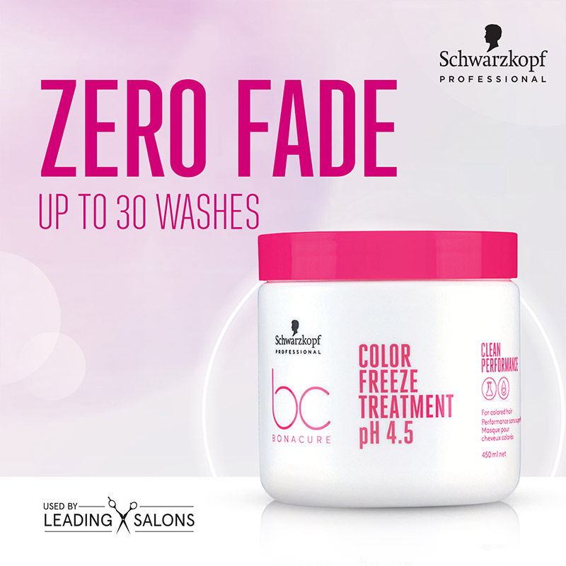 Schwarzkopf Professional Bonacure pH 4.5 Color Freeze Treatment, 450ml Buy at Indicrest Image 5