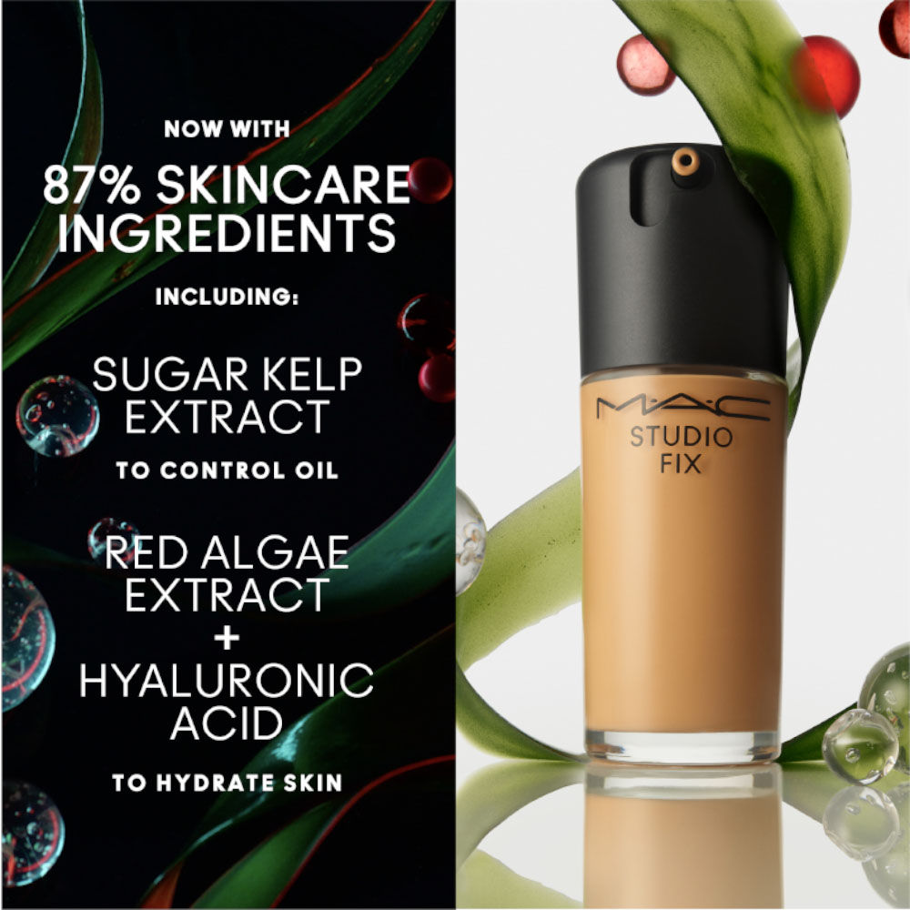 M.A.C Studio Fix Fluid SPF 15 Soft Matte Foundation With Hyaluronic Acid - C40, 30ml Buy at Indicrest Image 7