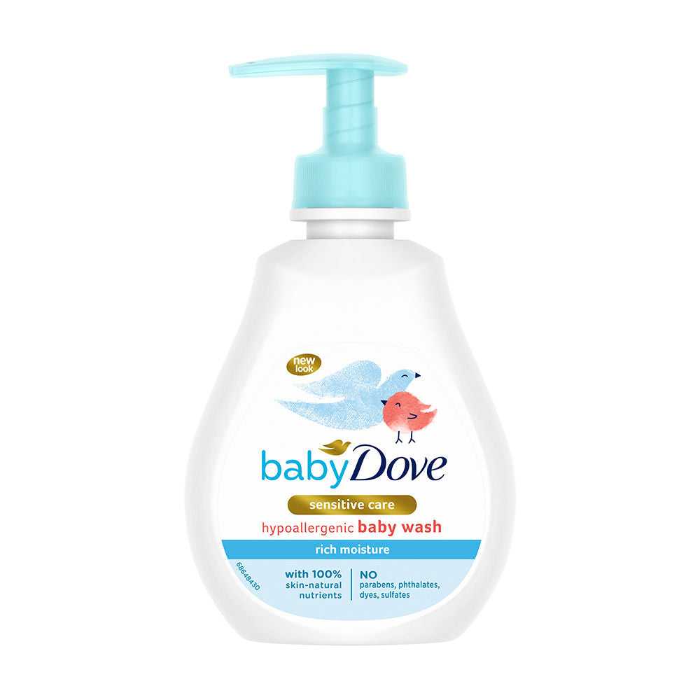 Baby Dove Rich Moisture Hypoallergenic Body Wash, 200ml Buy at Indicrest Image 2