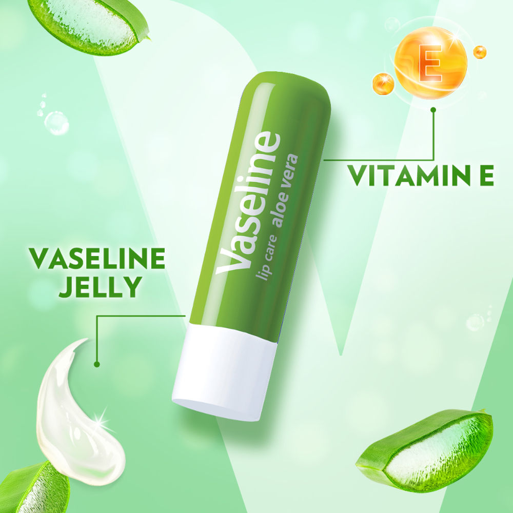 Vaseline Lip Care Lip Balm Stick - Aloe Vera, 4.8g Buy at Indicrest Image 9