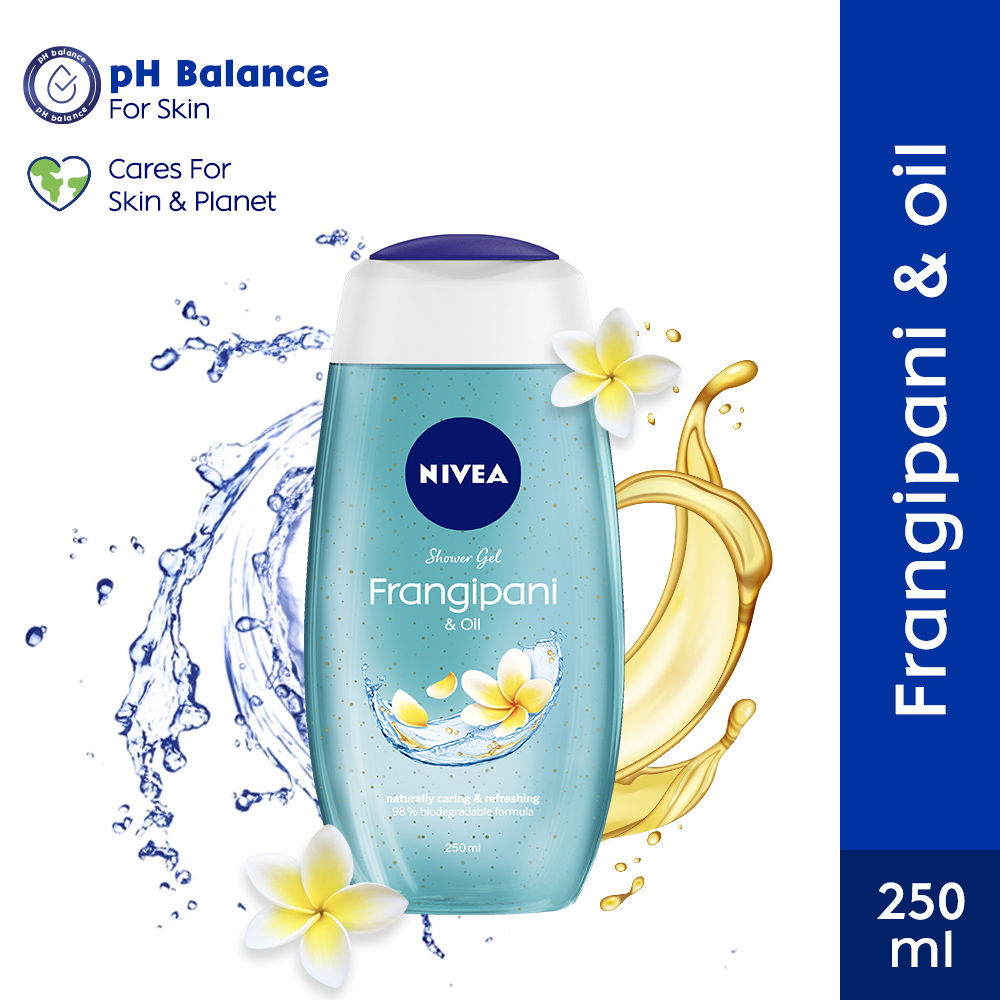 Nivea Frangipani & care oil Body wash for long-lasting freshness, 250ml Buy at Indicrest
