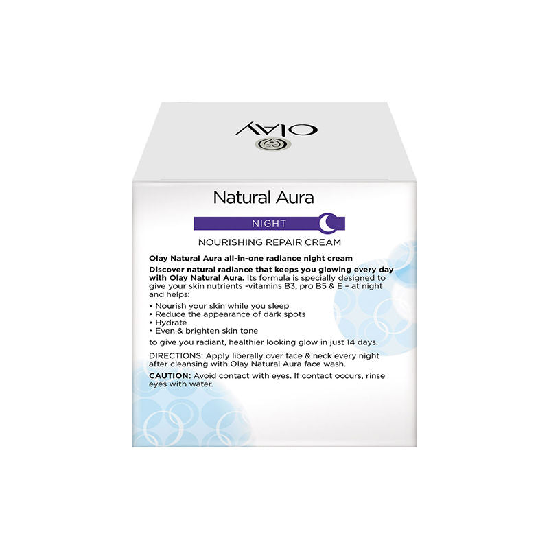 Olay tural Aura Day Cream With SPF 15, Glowing Radiance Cream With Niacimide, Vitamin Pro B5, E, 50g Buy at Indicrest Image 5