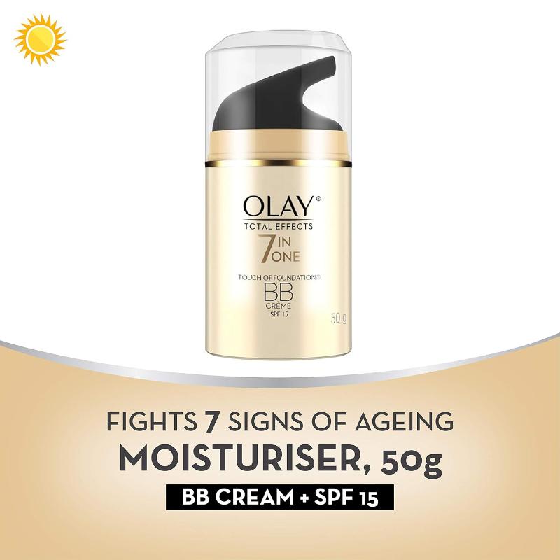 Olay Total Effects BB Cream With SPF15, Fights 7 Signs of Ageing With Niacimide, 50g Buy at Indicrest Image 5