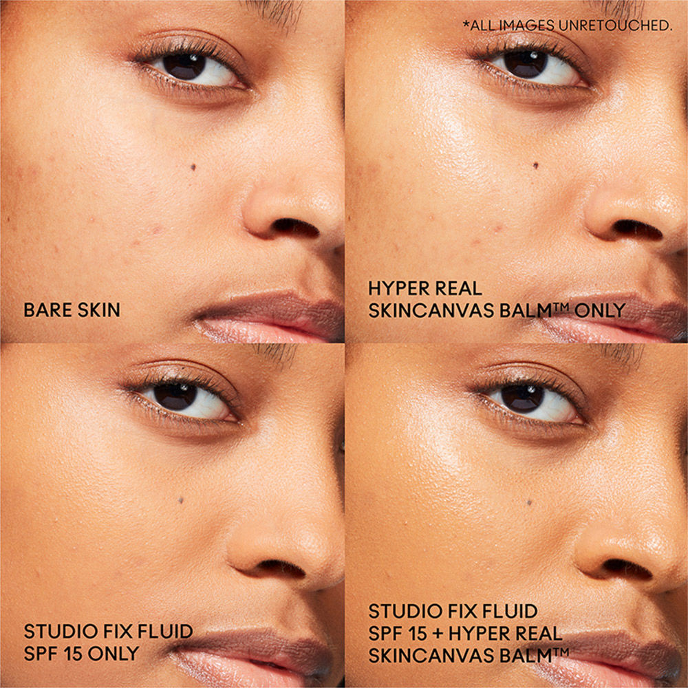 M.A.C Mini Hyper Real Skincanvas Balm Moisturizer With Niacimide, Hyaluronic Acid & Ceramide, 15ml Buy at Indicrest Image 7