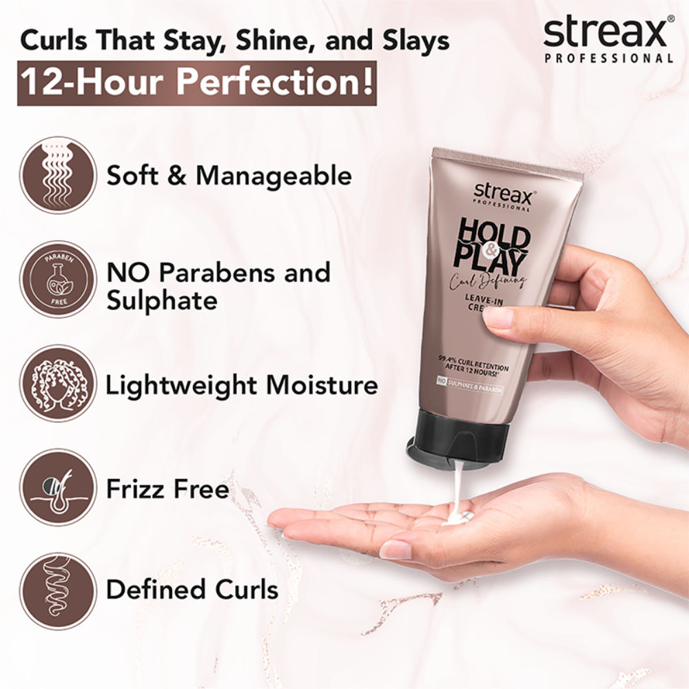 Streax Professional Curl Defining Cream, 150g Buy at Indicrest Image 4