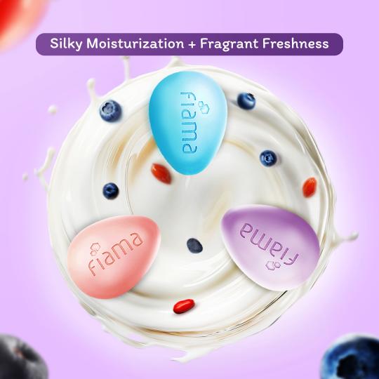 Fiama Japanese Hokkaido Milk & Berries Moisturizing Bars, 125g Each (Pack of 9) Buy at Indicrest Image 3