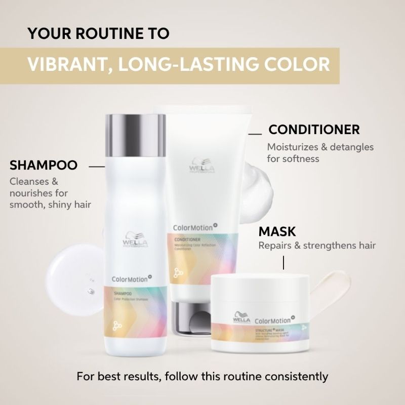 Wella Professionals ColorMotion+ Moisturizing Color Reflection Conditioner, 200ml Buy at Indicrest Image 8