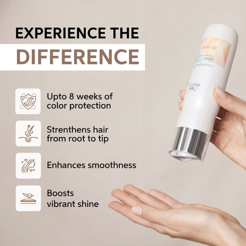 Wella Professionals Colormotion+ Color Protection Shampoo, 250ml Buy at Indicrest Image 2