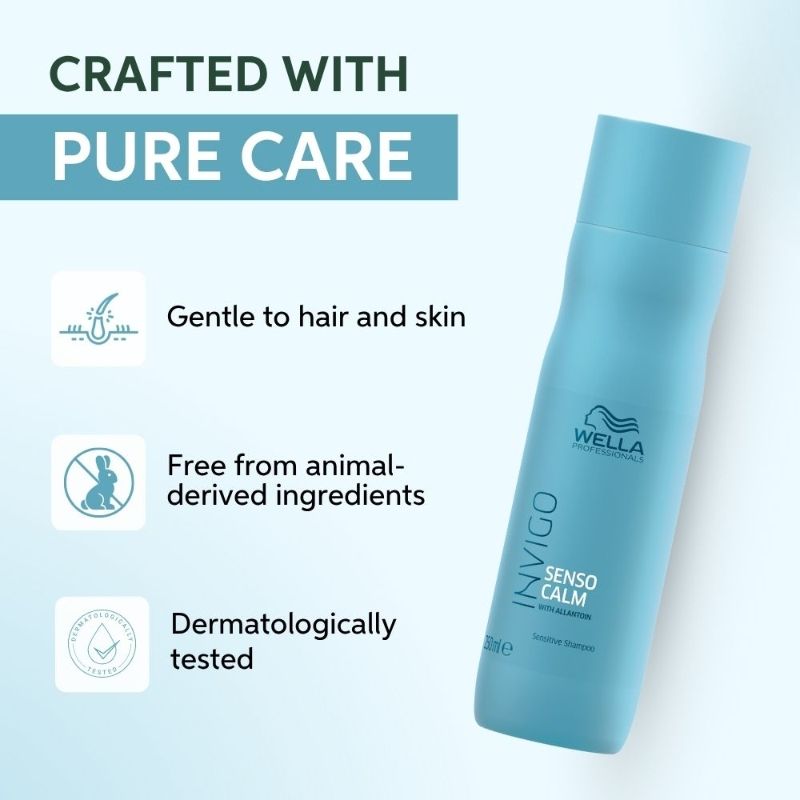 Wella Professionals Invigo Senso Calm Sensitive Shampoo, 250ml Buy at Indicrest Image 3