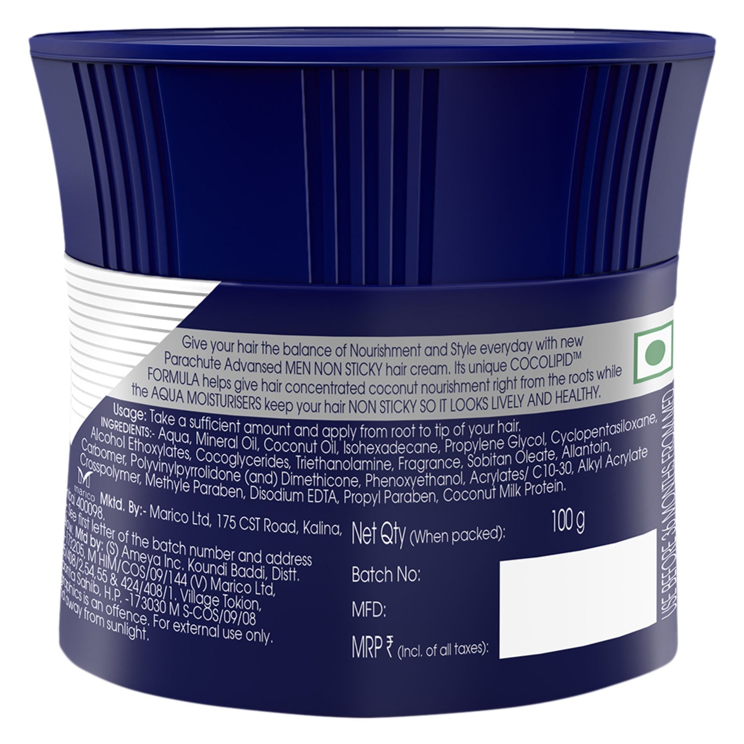 Parachute Advansed Aftershower Hair Cream, 100g Buy at Indicrest Image 7