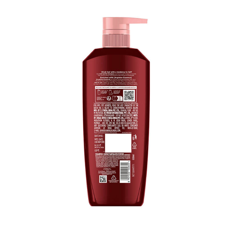 L'Oreal Paris Fall Resist 3x Shampoo, 650ml Buy at Indicrest Image 9