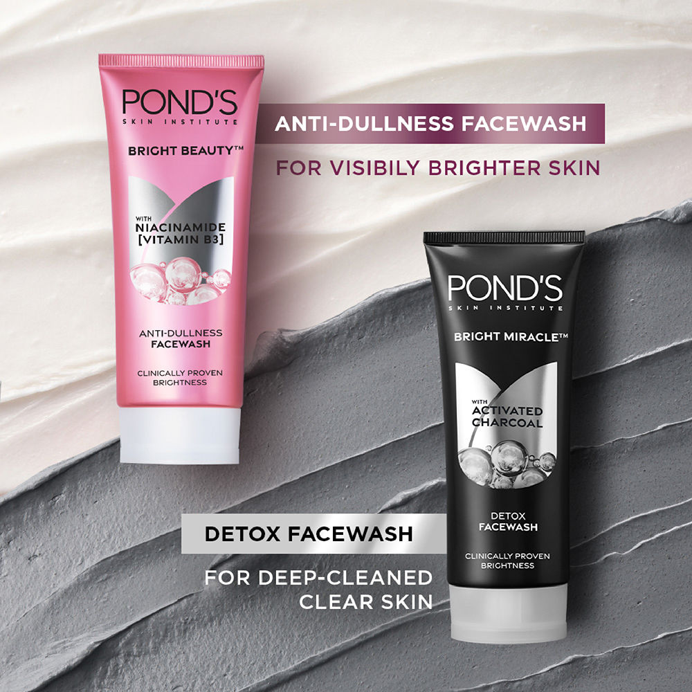 Pond’s Bright Beauty With Niacinamide [Vitamins B3] Anti-Dullness FaceWash, 100g Buy at Indicrest Image 8