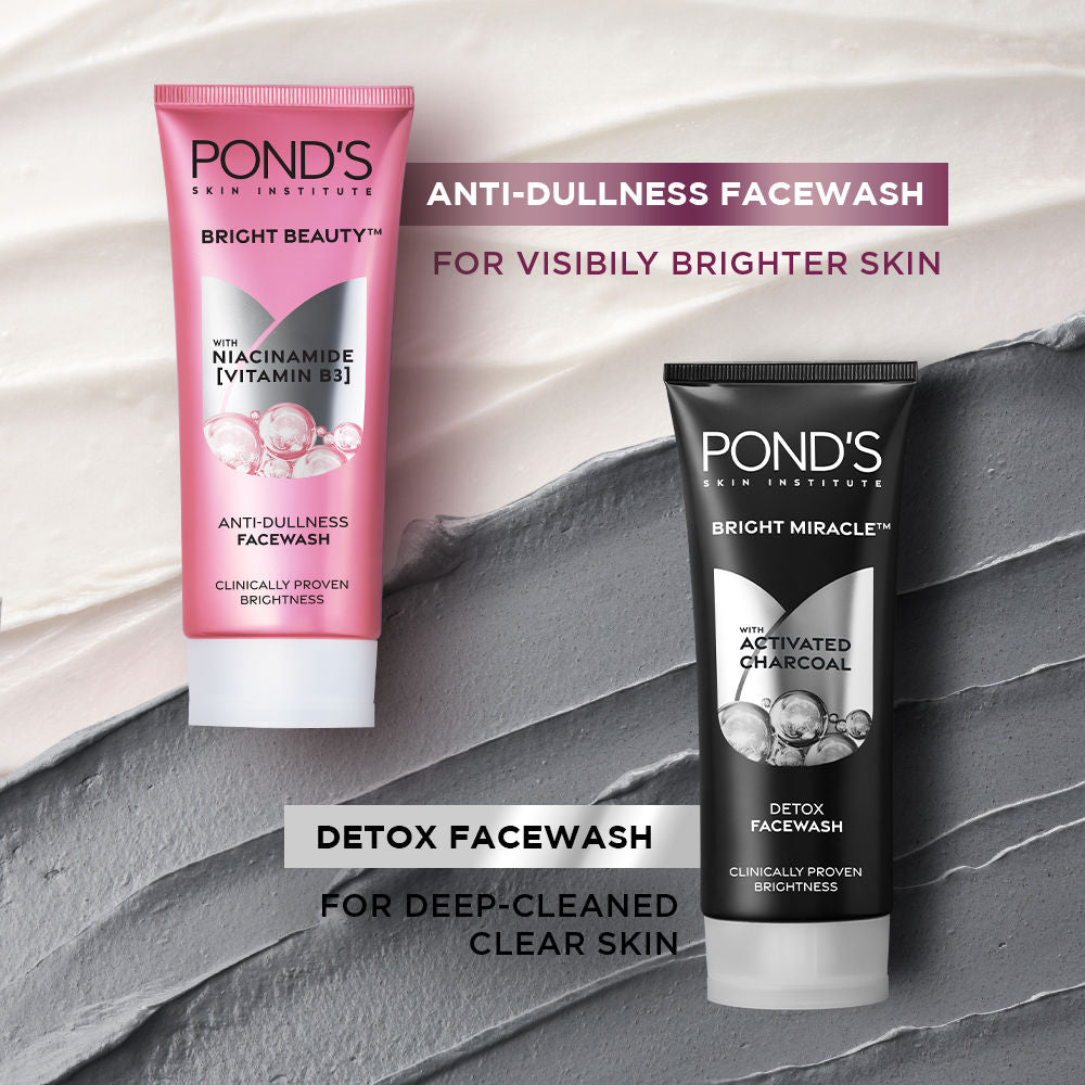 Pond’s Bright Miracle Detox Facewash with 10X Power of Charcoal, 200g Buy at Indicrest Image 8