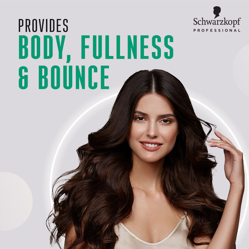 Schwarzkopf Professional Bonacure Volume Boost shampoo With Creatine - For Fine Hair, 1000ml Buy at Indicrest Image 5