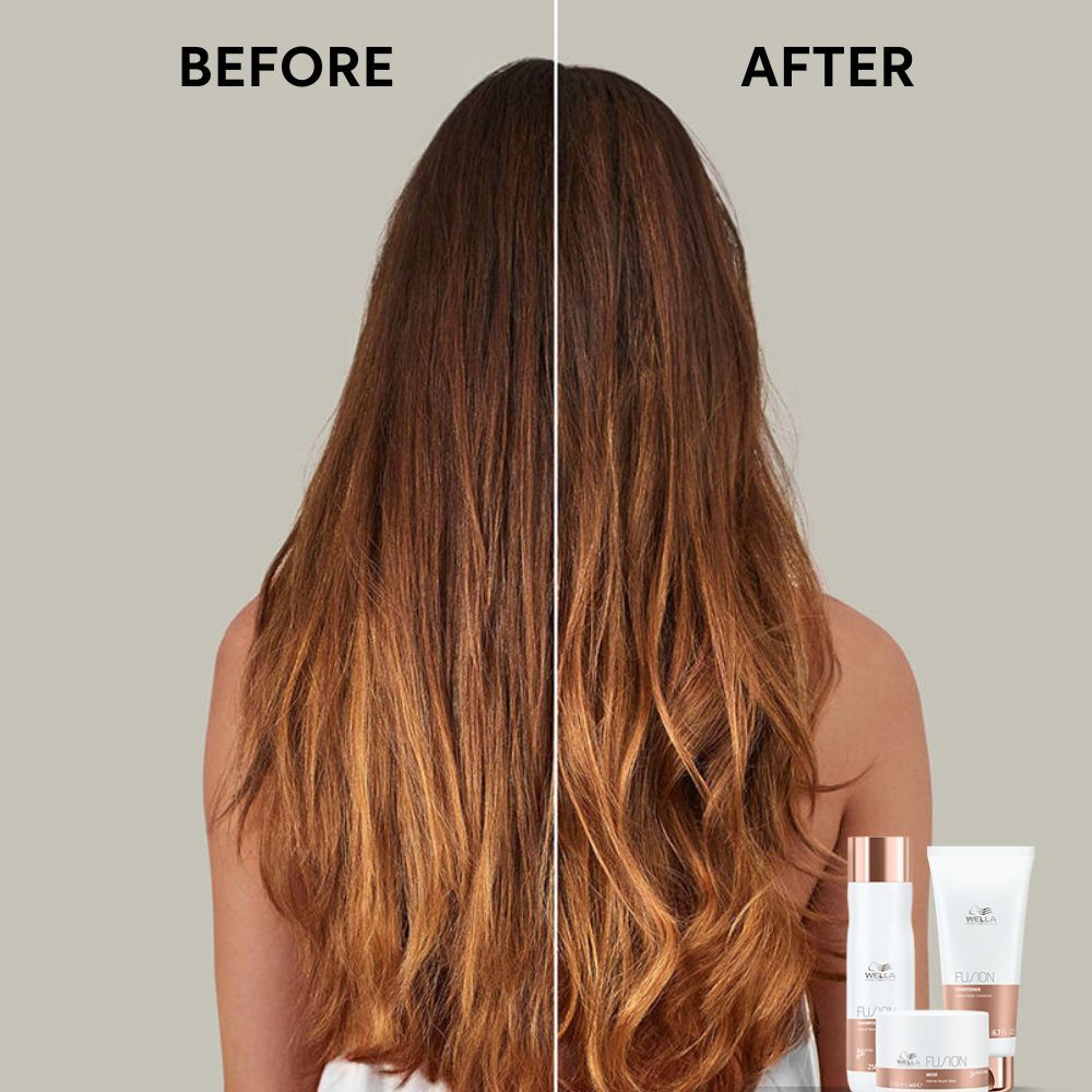 Wella professionals Fusion Intense Repair Hair Mask with Silk Amino Acids for Damaged & Frizzy Hair, 150ml Buy at Indicrest Image 3
