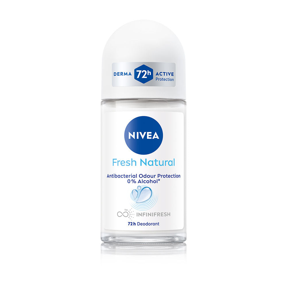 Nivea Fresh Natural Anti Roll-On Deodorant 72H Protection & Long Lasting, 50ml Buy at Indicrest Image 2