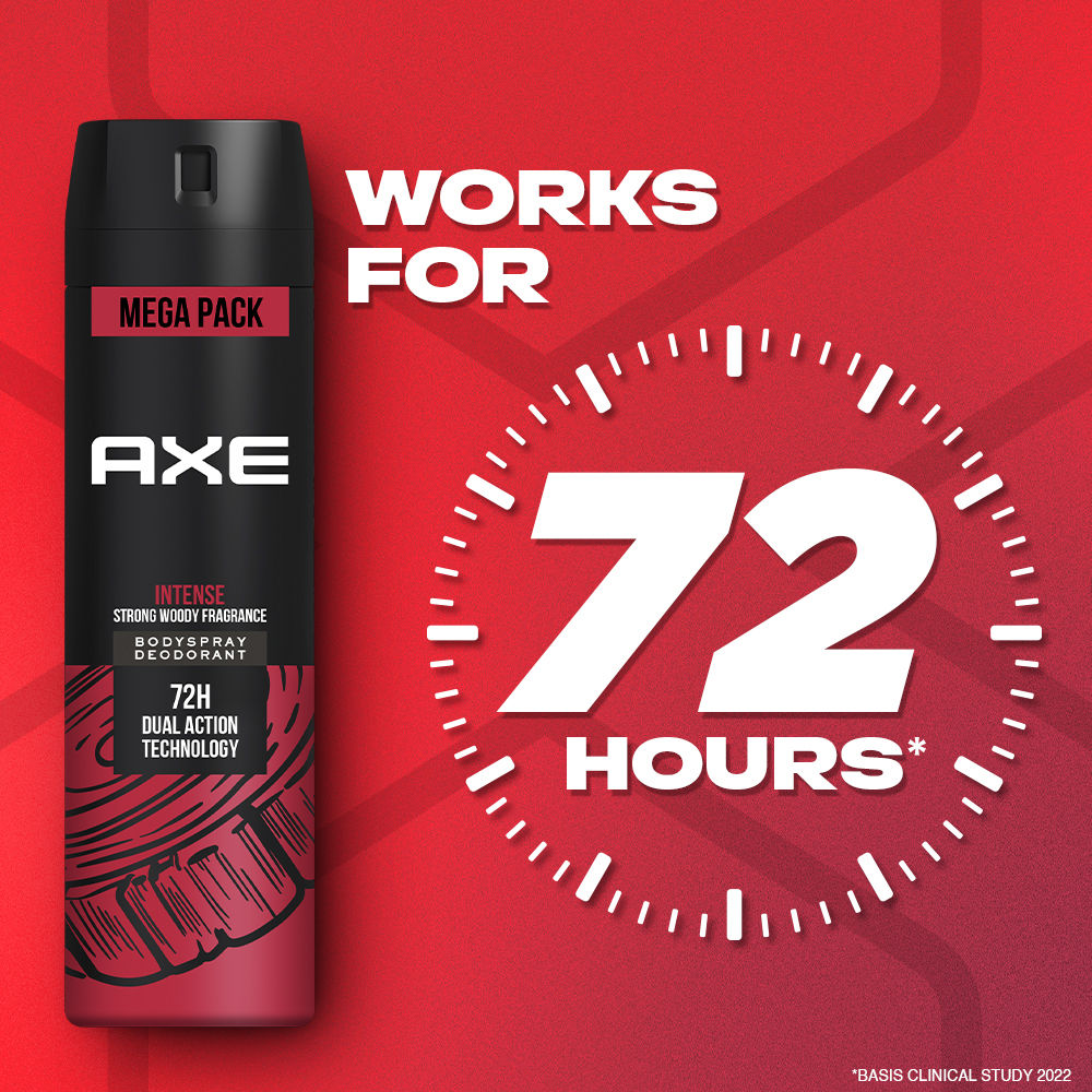 Axe Intense Long Lasting Deodorant Bodyspray For Men, 215ml Buy at Indicrest Image 6