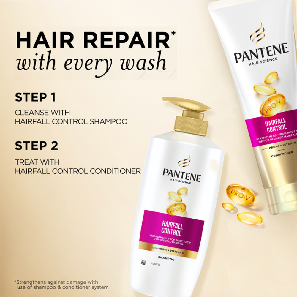 Pantene Advanced Hair Fall Solution Hair Fall Control Shampoo, 650ml Buy at Indicrest Image 4
