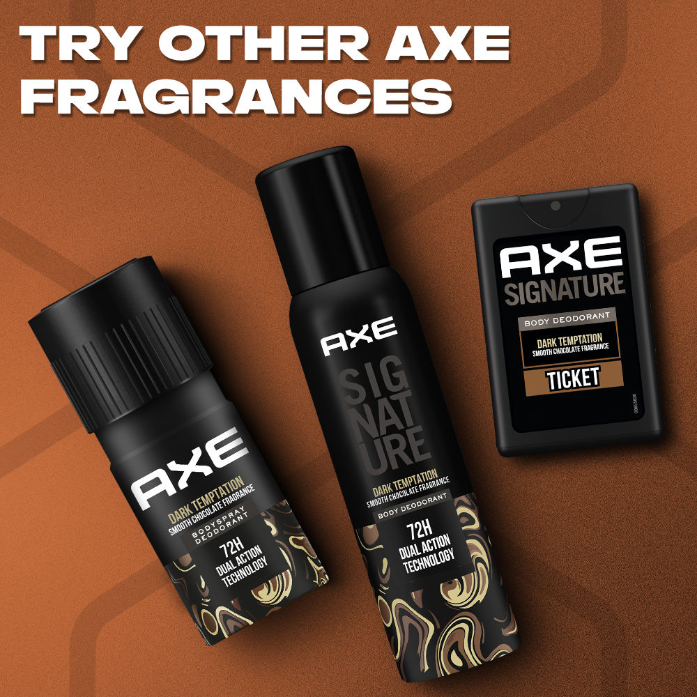 Axe Sigture Dark Temptation Long Lasting No Gas Body Deodorant For Men, 200ml Buy at Indicrest Image 7
