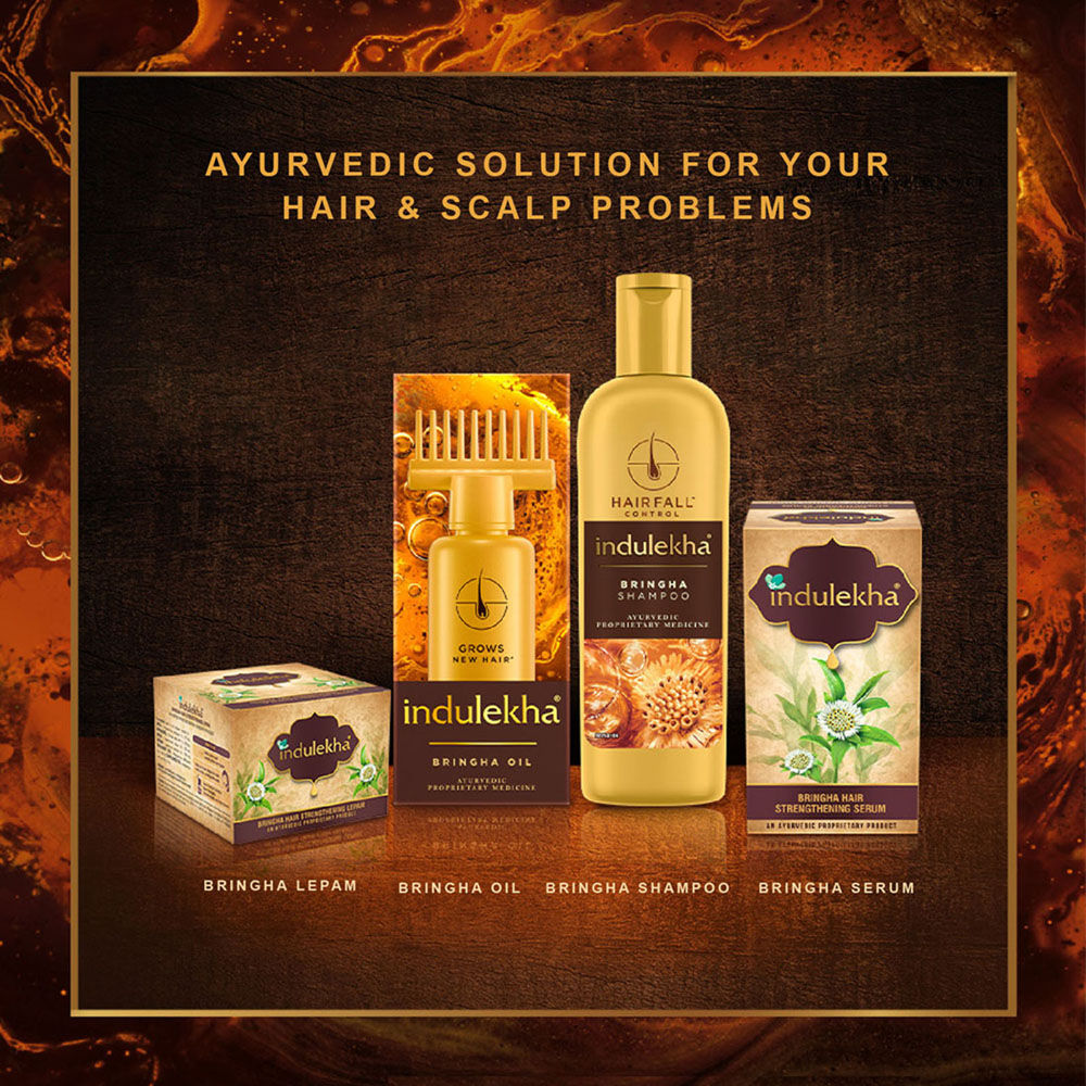 Indulekha Bringha Ayurvedic Hair Oil with Amla & Coconut Oil with Comb Applicator, 50ml Buy at Indicrest Image 7