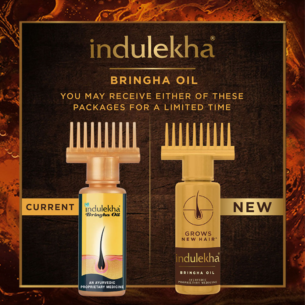 Indulekha Bringha Ayurvedic Hair Oil with Amla & Coconut Oil with Comb Applicator, 50ml Buy at Indicrest Image 8