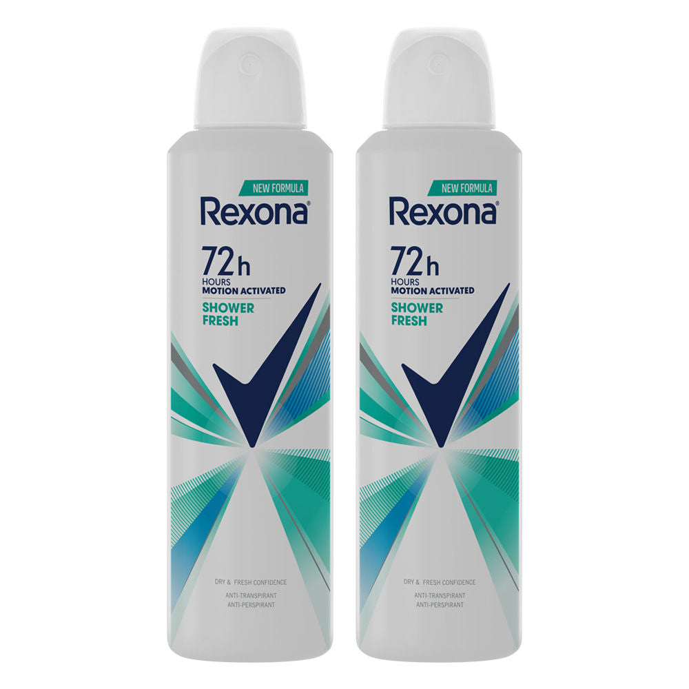 Rexona Shower Fresh Deodorant (Pack of 2), 400ml Buy at Indicrest Image 2