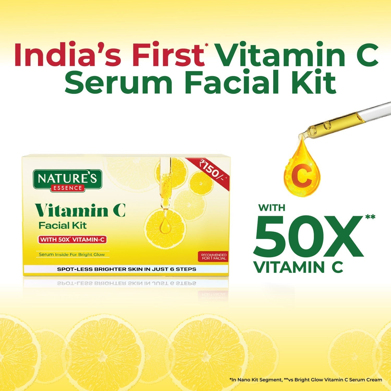 Nature's Essence Vitamin C Serum Facial Kit, 29g Buy at Indicrest Image 2