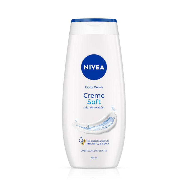 Nivea Body Wash- Creme Soft Naturally Clean & Healthy Skin Natural Almond Oil, 250ml Buy at Indicrest Image 2
