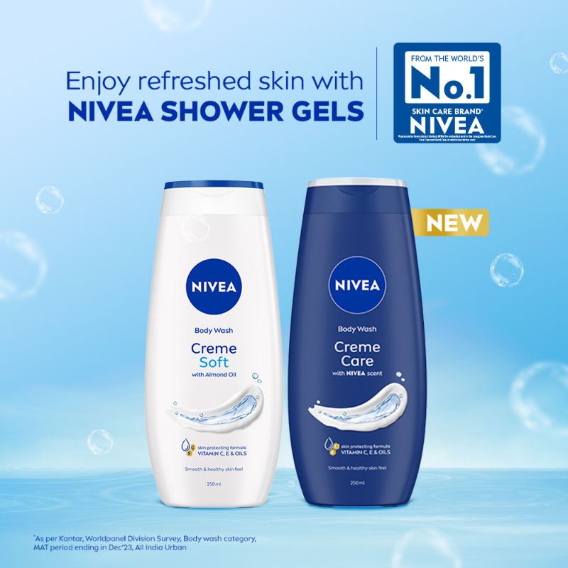 Nivea Body Wash- Creme Soft Naturally Clean & Healthy Skin Natural Almond Oil, 250ml Buy at Indicrest Image 9