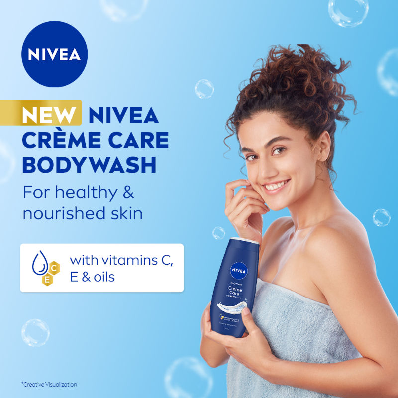 Nivea WOMEN Body Wash- Creme Care Body Wash for naturally clean & healthy skin, 250ml Buy at Indicrest Image 5