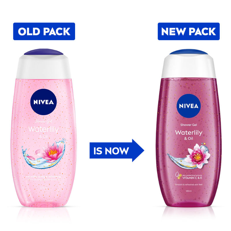 Nivea Waterlily & care oil Body wash for long-lasting freshness, 125ml Buy at Indicrest Image 4