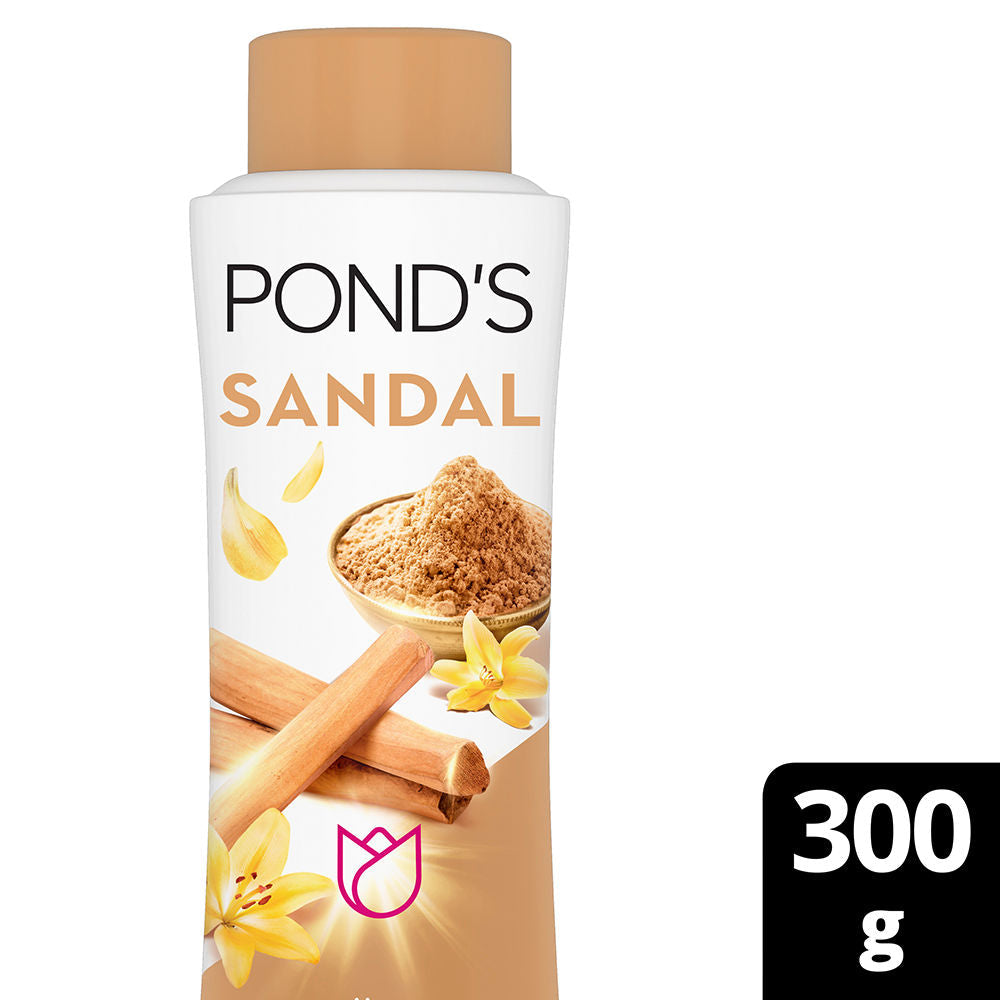 Pond’s Sandal Radiance Talcum Powder Natural Sunscreen, 300g Buy at Indicrest