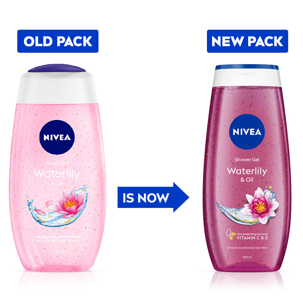 Nivea Waterlily & care oil Body wash for long-lasting freshness, 250ml Buy at Indicrest Image 4