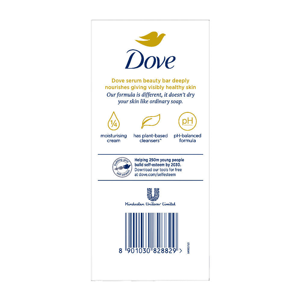 Dove Cream Beauty Bathing Soap Bar with Moisturising Cream (Pack of 8), 800g Buy at Indicrest Image 4
