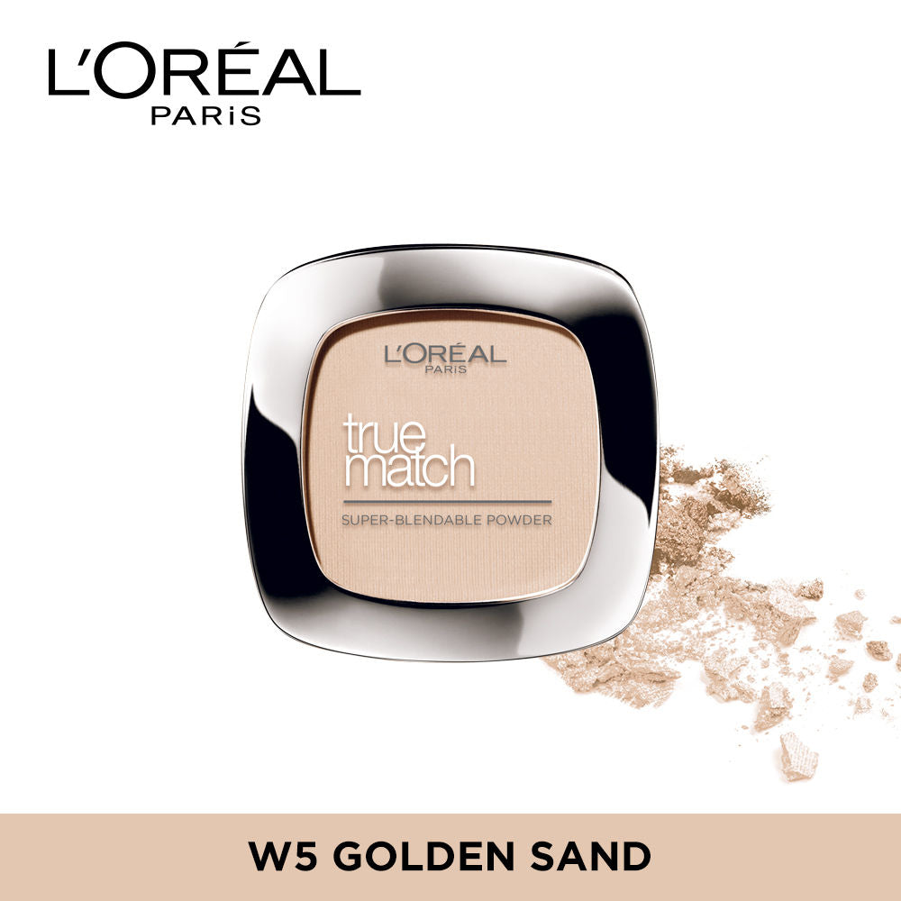 L'Oreal Paris True Match Super Blendable Powder - W5 Golden Sand, 9g Buy at Indicrest Image 4