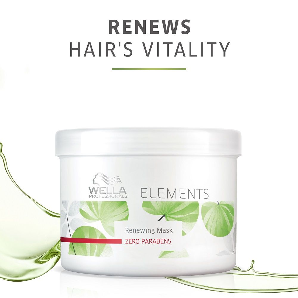 Wella Professionals Elements Renewing Mask Paraben Free, 500ml Buy at Indicrest Image 3