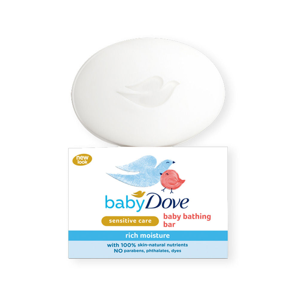 Dove Rich Moisture Bathing Bar (Pack of 3), 225g Buy at Indicrest Image 2