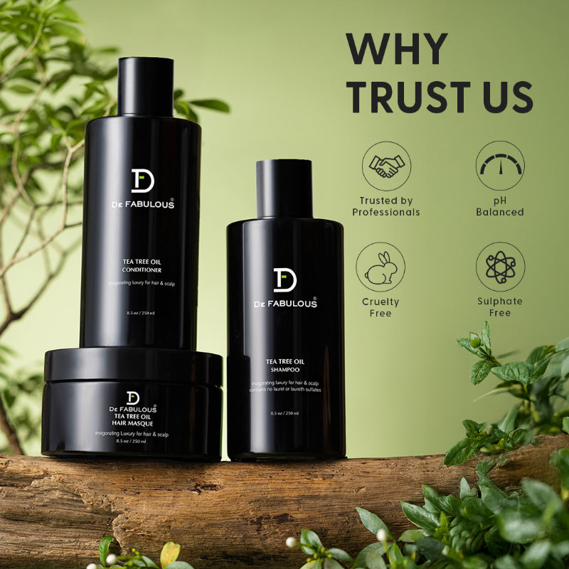 De Fabulous Tea Tree Oil Sulphate Free Conditioner For Scalp Health - All Hair Types, 250ml