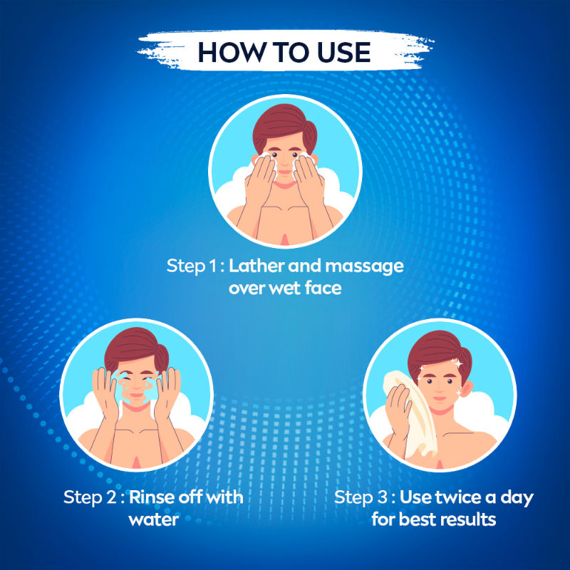 Nivea MEN Face Wash, All in 1 Charcoal, to Detoxify & Refresh Skin with 10x Vitamin C Effect, 100g Buy at Indicrest Image 7