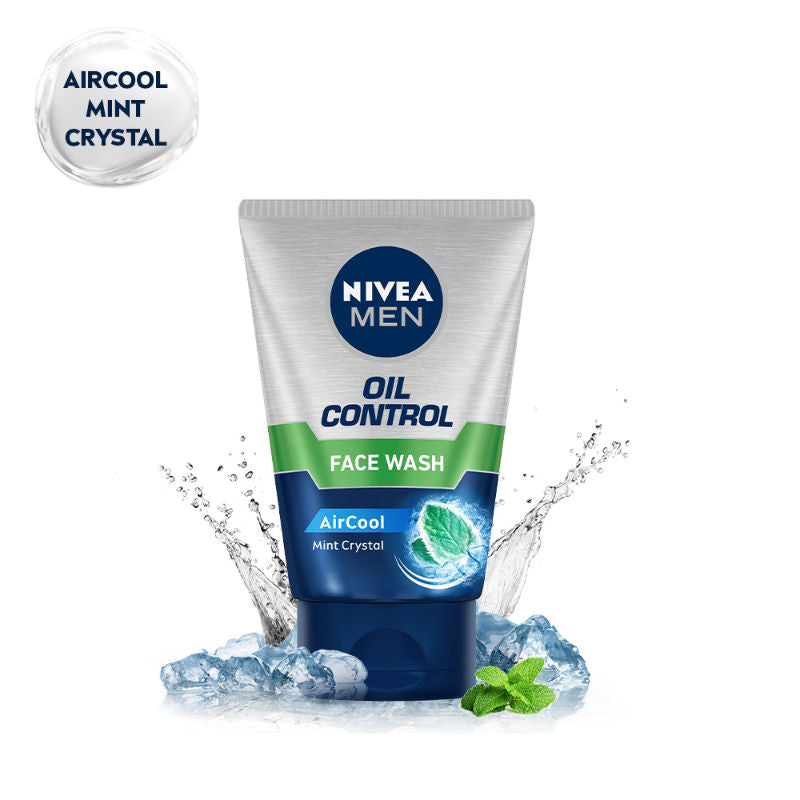 Nivea MEN Face Wash for Oily Skin, Oil Control for 12hr Oil Control with 10x Vitamin C Effect, 100g Buy at Indicrest Image 2