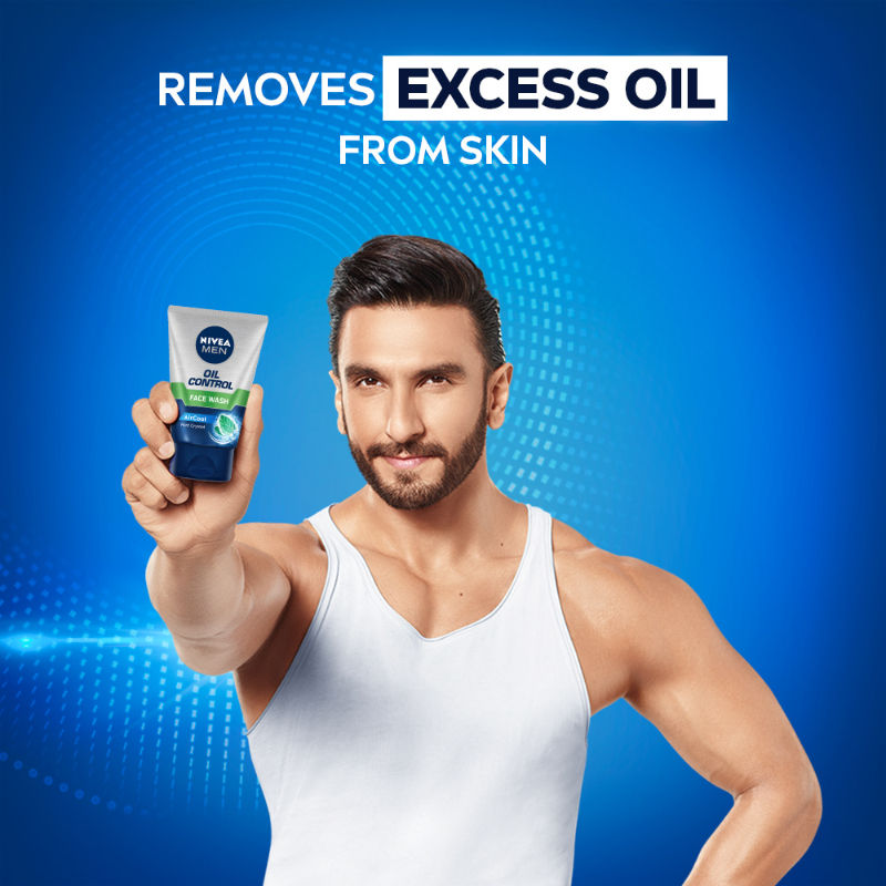 Nivea MEN Face Wash for Oily Skin, Oil Control for 12hr Oil Control with 10x Vitamin C Effect, 100g Buy at Indicrest Image 3