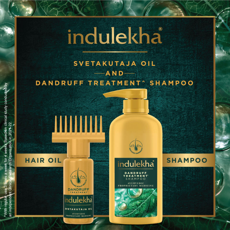 Indulekha Dandruff Treatment Shampoo, 580ml Buy at Indicrest Image 7