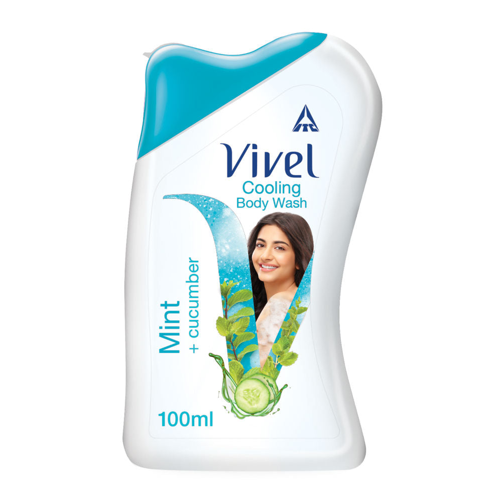 Vivel Body Wash Mint & Cucumber Body Wash, 100ml Buy at Indicrest Image 2