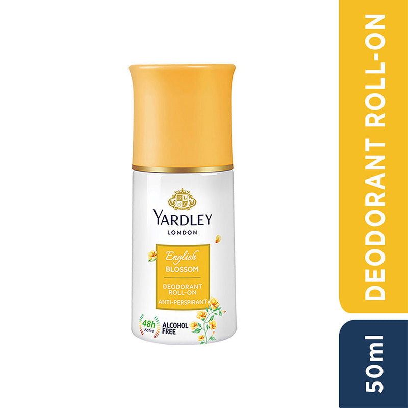 Yardley London English Blossom Deodorant Roll-On Anti-Perspirant, 50ml Buy at Indicrest