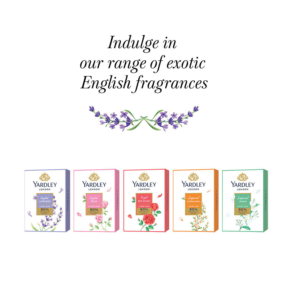 Yardley London English Rose Soap (Pack of 3), 300g Buy at Indicrest Image 7
