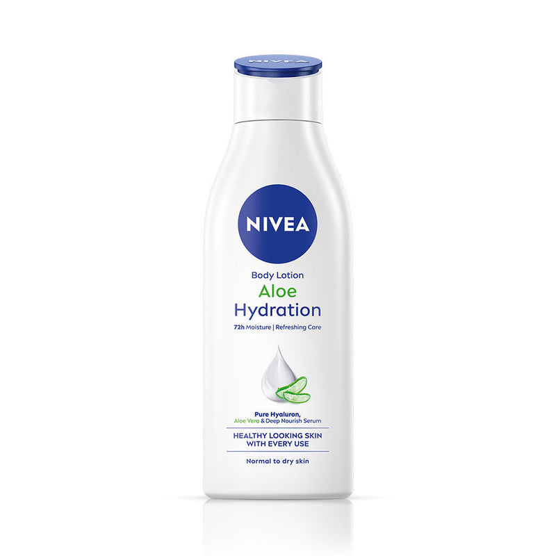 Nivea 100% NATURAL ALOEVERA Body lotion- 5 in 1 COMPLETE CARE for 48H Refreshing moisturization, 200ml Buy at Indicrest